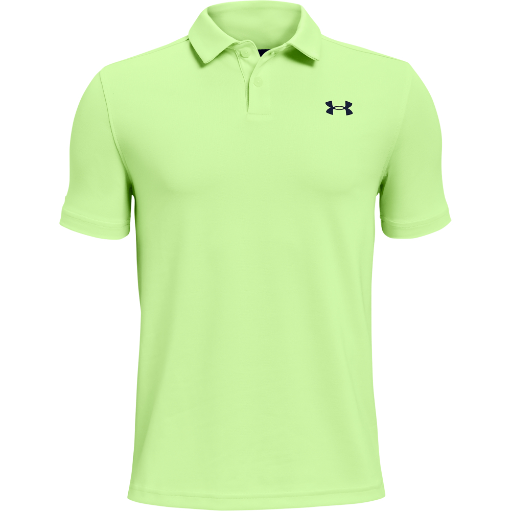 under armour green polo