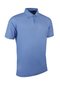 licht blauwe performance golf polo